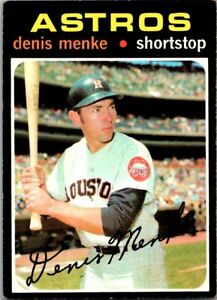 1971 Topps Baseball EX EX/NM # 130 Denis Menke