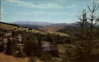 Clarksville New Hampshire farm barn aerial view ~ unused postcard sku009