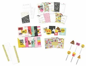 Simple Stories Emoji Love Set for A5 Carpe Diem Planner Binders Insert Bookmark - Picture 1 of 4