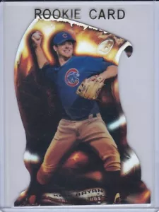 Tarjeta de novato Kris Bryant Cubs de béisbol 2014 Bowman cromo troquelado fuego Gigantes radiocontrol - Imagen 1 de 2