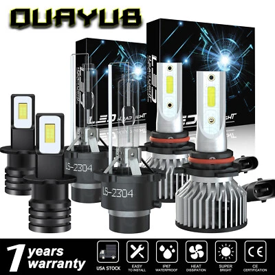 Para Infiniti QX56 2005 2006 2007 HID / LED Faro de Luz Baja Alta + Luz de Niebla Foto 1 de 4