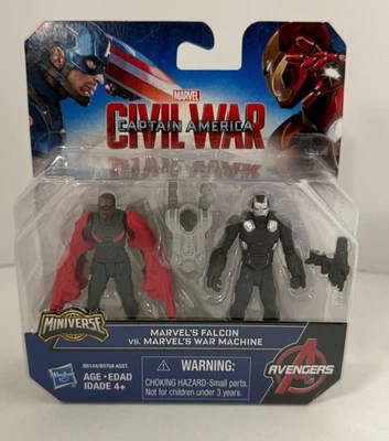 Marvel Capitán América: Civil War Miniverso Halcón y Máquina de Guerra Foto 1 de 2