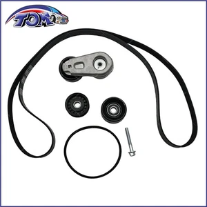 Complete Serpentine Belt Drive Component Kit For Mercury Ford Fusion 90K-38279A - Picture 1 of 9
