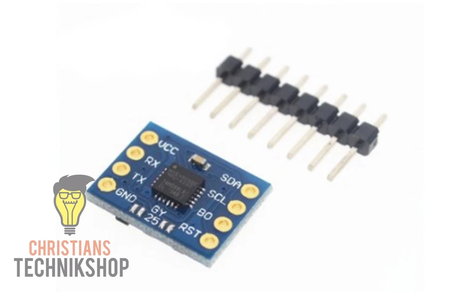 CHRISTIANS TECHNIKSHOP GY-25 Tilt Angle Modul | MPU-6050 Chip zum Messen des Neigungswinkels