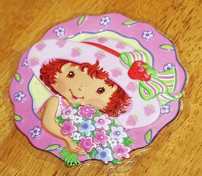 DecoPac клубничный шорткейк торт украшение верхняя доска - 5,5 дюйма - новый - Изображение 1 из 3