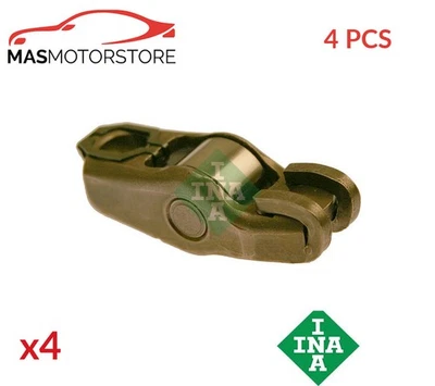 CAMSHAFT VALVE ROCKER ARM INTAKE SIDE OUTLET INA 422 0078 10 4PCS P NEW - Image 1 of 4