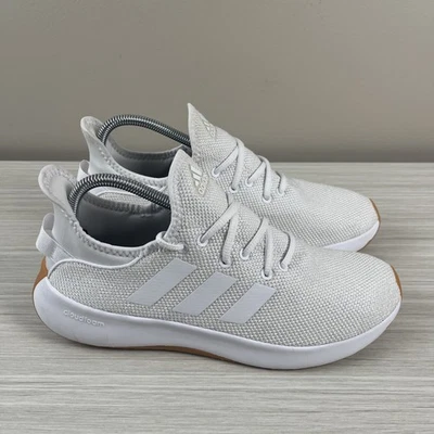 Adidas Cloudfoam Pure SPW Shoes Womens Size 9.5 Running Sneakers Cloud White Gum - Image 1 of 4