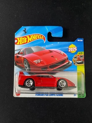 Hot Wheels Ferrari F40 Competizione Exotics Mainline 2025 Mattel - Imagen 1 de 2