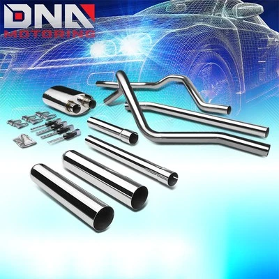 Para Ford F150 2004-2008 4,6 L 5,4 L V8 3,5" OD Silenciador Punta Escape Sistema Catback Foto 1 de 4