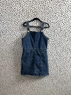 Girls Art Class Denim Overall Dress Size Large 10/12 - Image 1 of 4