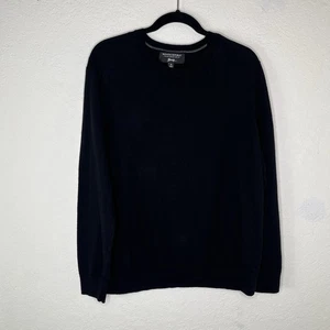 Banana Republic Italian Merino Yarn By Baruffa Mens Black Sweater Size XL Casual - Picture 1 of 8