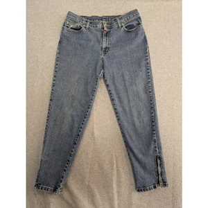 Pantalones de mezclilla capri Ralph Lauren para mujer talla 4 cremallera al tobillo tiro medio azul lavado claro - Imagen 1 de 17