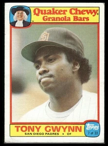 1986 Topps Quaker Granola #7 Tony Gwynn - Picture 1 of 2