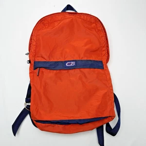 Rara • Borsa zaino CB SPORTS arancione brillante/blu navy vintage anni 80 - Foto 1 di 11