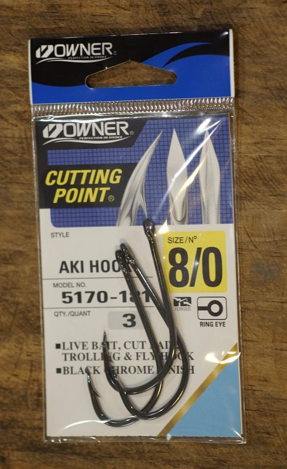 Ganchos AKI del propietario talla 1/0 - 8/0 Foto 1 de 1