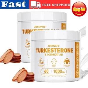 Turkestrone & TongkatAli 1000 mg potenciador de testosterona 120 cápsulas $ - Imagen 1 de 12