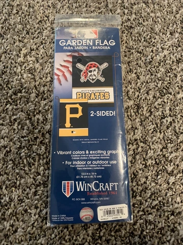 PITTSBURGH PIRATES 2-SIDED 12"X18" GARDEN FLAG NEW & OFFICIALLY LICENSED Cover