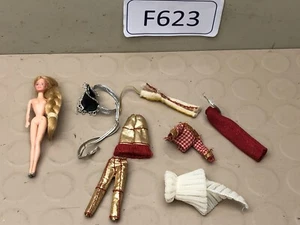 Vintage kleine Barbie 4,5 Zoll - Mini Puppe mit Kleidung - Bild 1 von 8