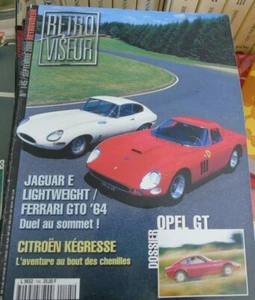 Rétro Viseur n°145 Jaguar E lightweight Ferrari GTO 64 Citroën Kégresse Opel GT - Picture 1 of 1