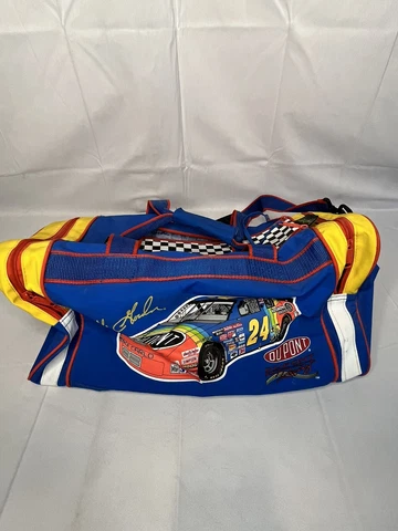 Jeff Gordon ADS Sports NASCAR #3 Duffel Gym Sports Bag 19"x10"x9" Vintage Cover