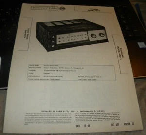 RAULAND FM-AM RECEIVER MODEL: HF355 (SAMS PHOTOFACT 332-13) - Picture 1 of 1