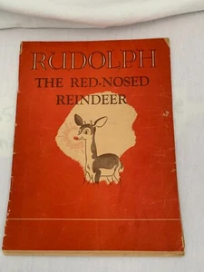 Montgomery Ward 1939 Ausgabe Rudolph das Rentier mit der roten Nase Robert May sehr guter Zustand - Bild 1 von 19