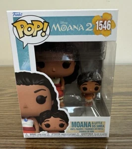 Funko Pop! Figura Vinilo Moana 2 Moana & Little Sis Simea #1546 Con Protector - Imagen 1 de 6
