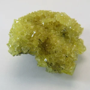 ALLUMINIO (piccolo), colore GIALLO creato in laboratorio Espositore MINERALE, dalla POLONIA (Sokolowski) - Foto 1 di 7