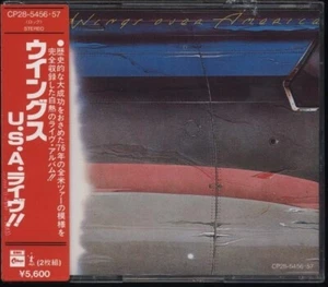 5600yen Obi NEW SEALED!! WINGS Over America JAPAN CP28-5456/7 Paul McCartney - Picture 1 of 4