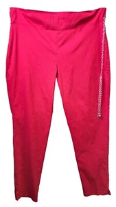 RETROLOGY women's red pants, Size L, comfort waist (MQ2A) - Picture 1 of 9