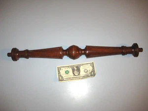 Antique Victorian Walnut Wood Post/Pillar/Column Original Furniture Part 19 1/4" - Picture 1 of 15