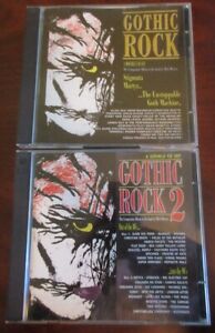 Gothic Rock 1 & 2 - Lot of Two Sets, Each 2 CDs