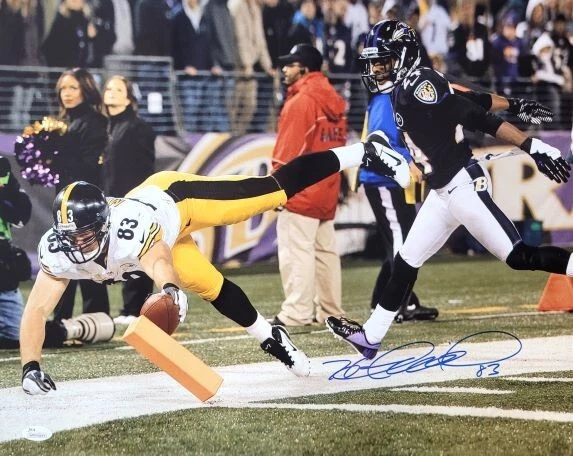 Autographed Heath Miller 16x20 Pittsburgh Steelers Photo with JSA COA - Image 1 of 1