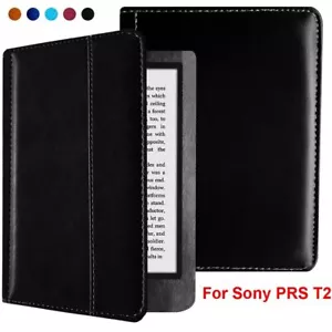 Leather E-Reader Case Anti-fall Protective Shell Folio Cover for Sony PRS T2 - Picture 1 of 12