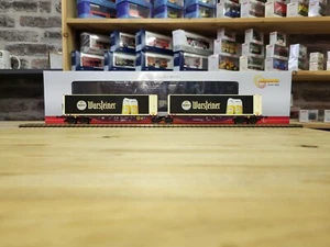 Mehano H0 28399 Containerwagen Sggmrss'90 RailRelease, Ep.VI, Warsteiner SC. Neu - Picture 1 of 1