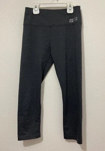 Justice Active Girl Gray Athletic Yoga Dance Leggings Size 10 - Picture 1 of 4