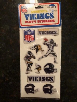 Vintage 1983 NFL Football Team Logo Helmet Puffy Stickers Imperial Toy YOU PICK! - Image 1 of 4