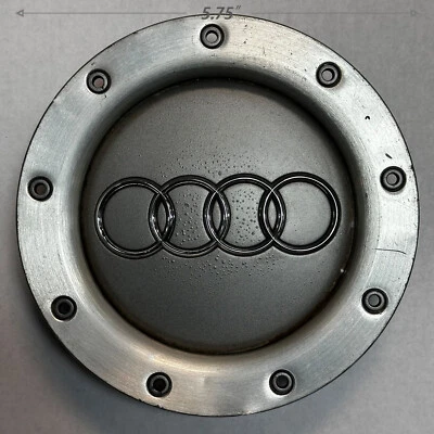 Tapa central para Audi TT A4 A6 OEM 03-06 plata 8D0601165 58756 146 mm (5 3/4 pulgadas) Foto 1 de 4