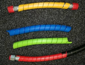 EV Electric Vehicle Charge Point Cable Protection/Hose Guard/Spiral Wrap - Picture 1 of 27