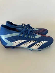 adidas Men 8.5 PREDATOR ACCURACY.2 FIRM GROUND SOCCER CLEATS Bright Royal GZ0027 - Picture 1 of 7