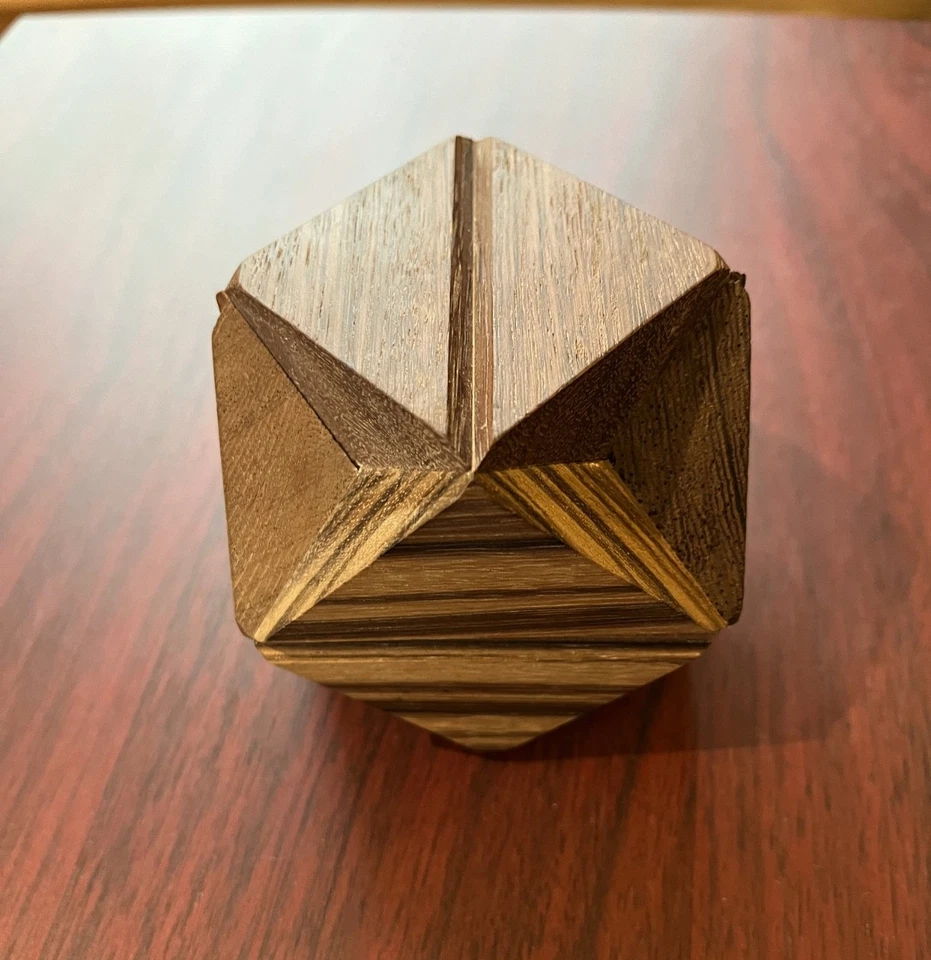 6-Piece 7 Wood Burr Puzzle - Image 1 of 4