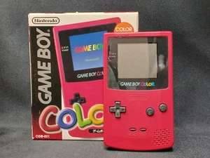 Nintendo Game Boy Color Red Handheld System - CGB-001 Japan Retro Game - Picture 1 of 20