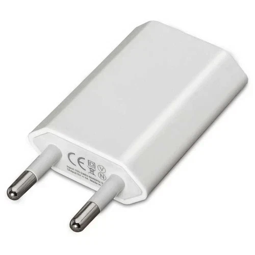 CARICABATTERIA PRESA CASA SPINA MURO ALIMENTATORE USB 5V 1A OPPO GALAXY SAMSUNG - Immagine 1 di 2