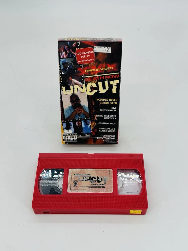 Suge Knight Death Row Uncut Red VHS Tupac Snoop Daz Kurupt Warren G - Image 1 of 3