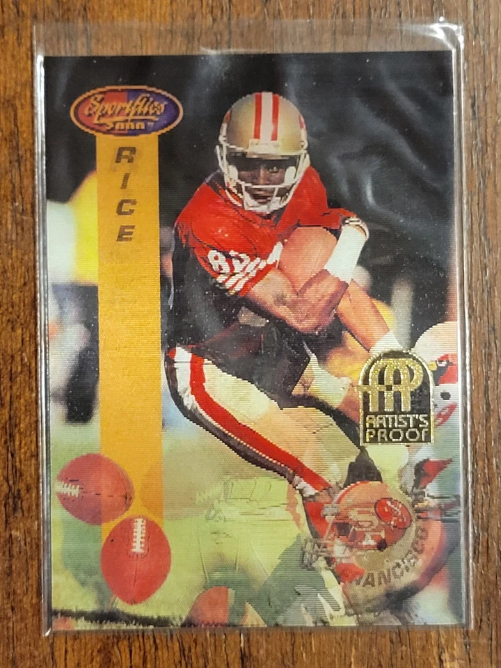 JERRY RICE 1994 Sportflics Artist's Proof #45 San Francisco 49ers HOF RARE - Image 1 of 1