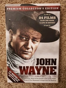 John Wayne 24 Films Premium Collectors Edition DVD 6-Disc Set Plus Book The Duke - Picture 1 of 4
