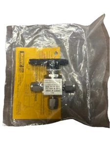 Whitey Swagelok SS-41XS2 1/8" Ball Valve 2500 PSI Stainless Steel - NEW (B3) - Picture 1 of 3
