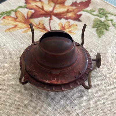 🔥 Nº Quemador de lámpara de aceite de queroseno antiguo tamaño 1 🔥 ¡Bonita pátina! * L@@k Foto 1 de 4