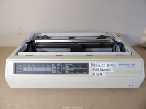 OKI MICROLINE 3410 9-Pin Dot Matrix Printer - PAPER GUIDE / LEVER BROKEN - ALARM - Afbeelding 1 van 11