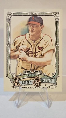 Base de impresión corta #344 Topps Allen & Ginter Johnny Mize 2025 Foto 1 de 2